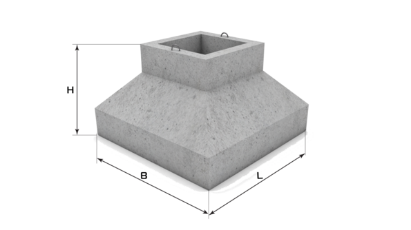 Железобетонные фундаменты стаканного типа ФЖ